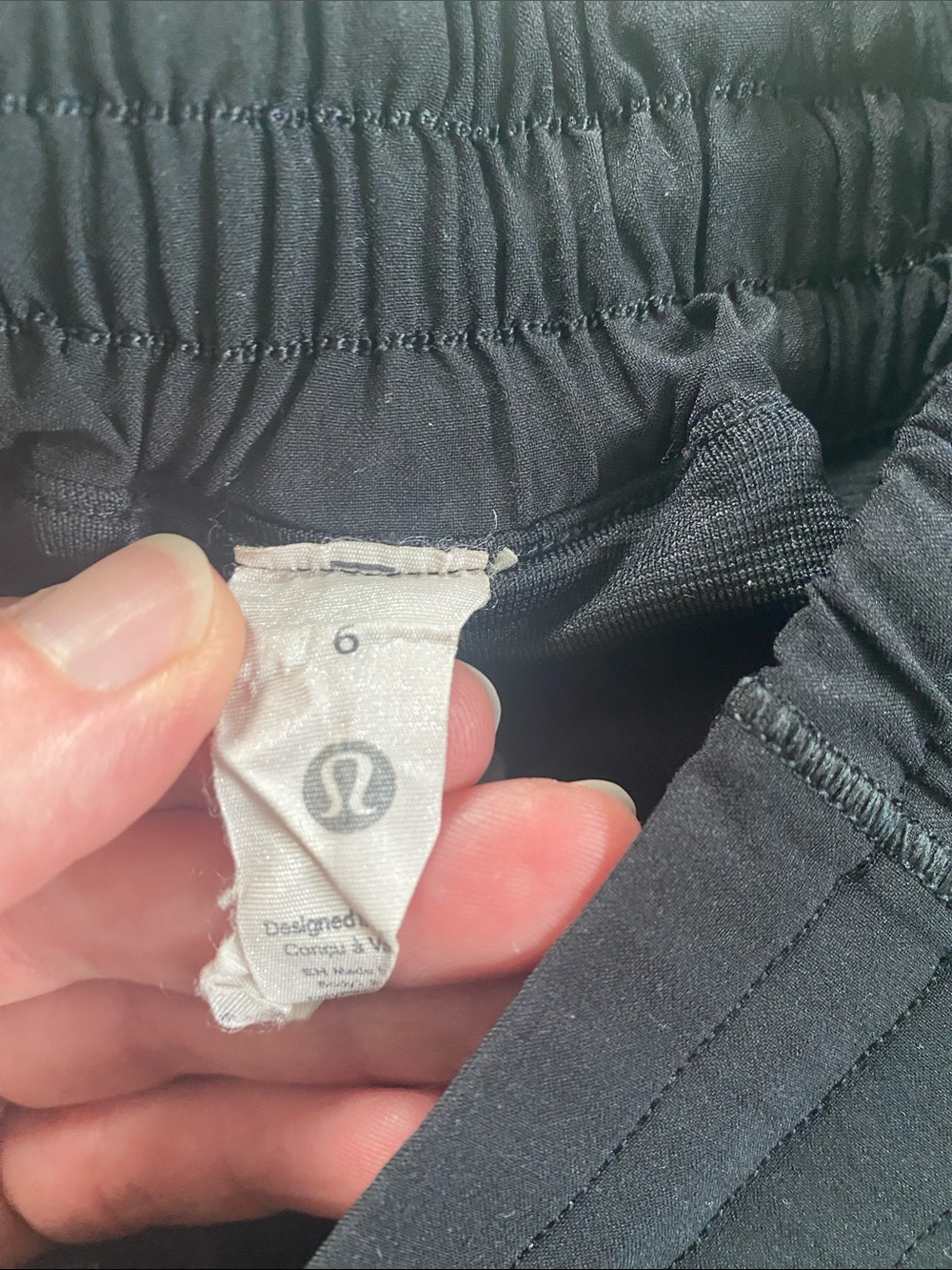 Lululemon Women’s Black Hotty Hot Running Shorts, 6 - Picture 2 of 4